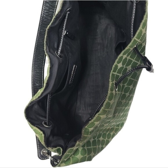 Kate Spade Green Drawstring Tote Purse - Picture 10 of 14